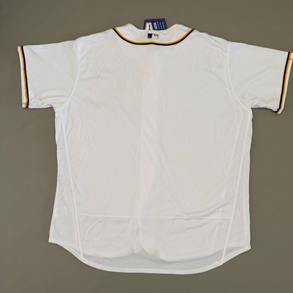 Majestic San Diego Padres Jersey Mens 60 4XL White MLB Authentic‎ Flex Base - Picture 9 of 9